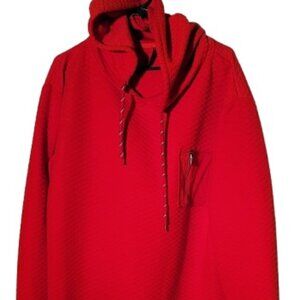 Men's TRUE ROCK Pullover Red XXL Drawstring Hoodie